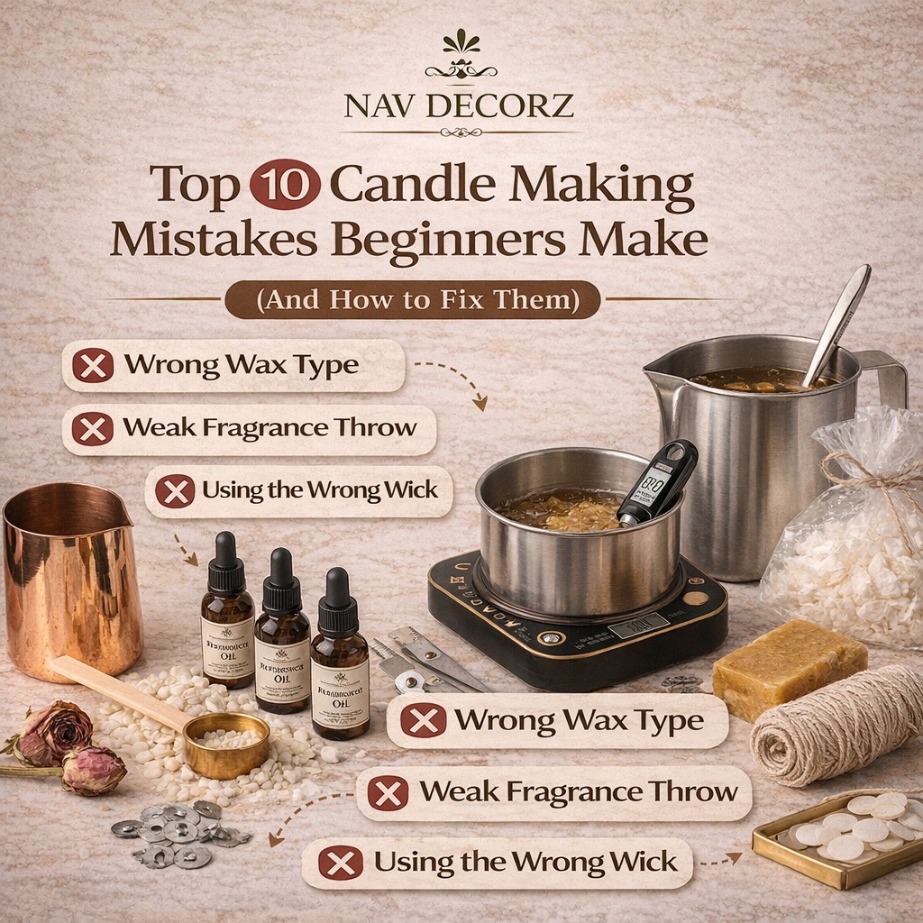 Common Candle Making Problems & Their Solutions (Beginner to Pro Guide – 2026)