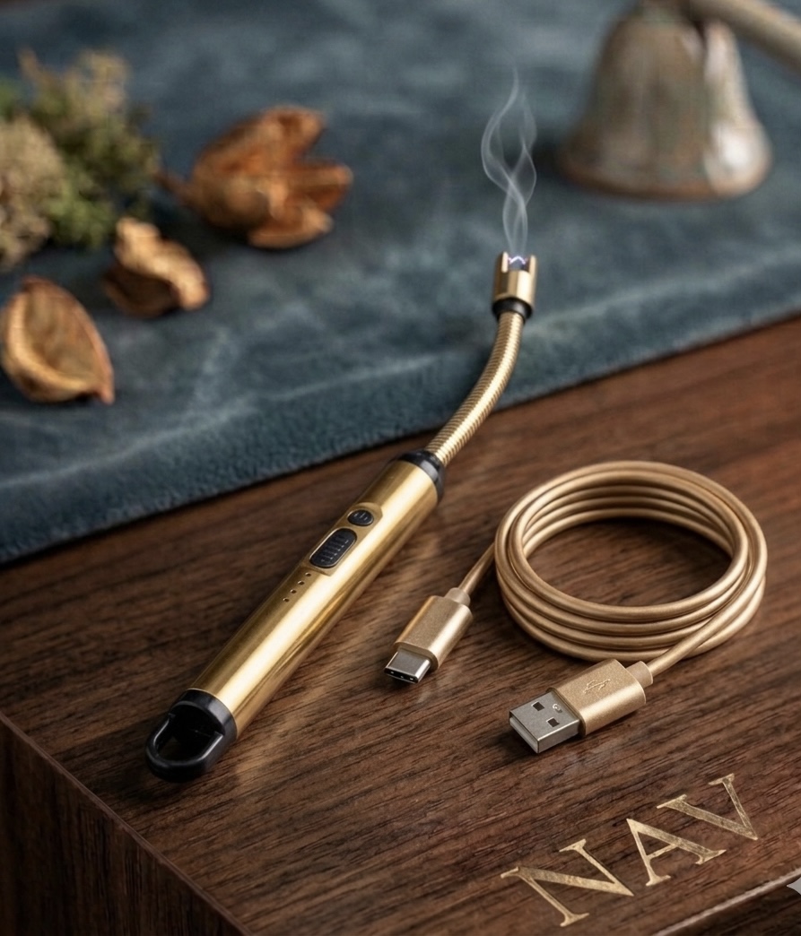 Premium Electric Arc BBQ Lighter – Rechargeable & Windproof with Flexible Neck