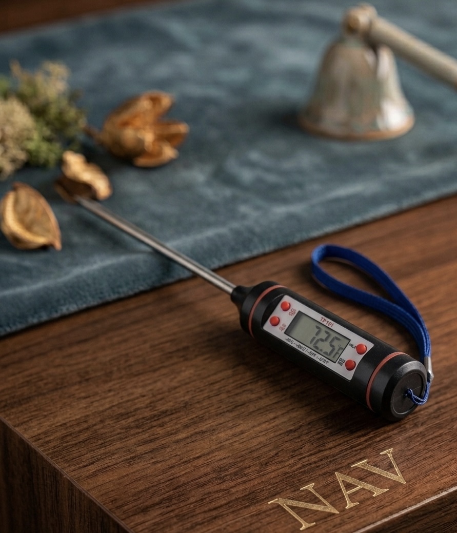 Premium Digital Rod Thermometer – High-Precision Temperature Gauge for Candle Making