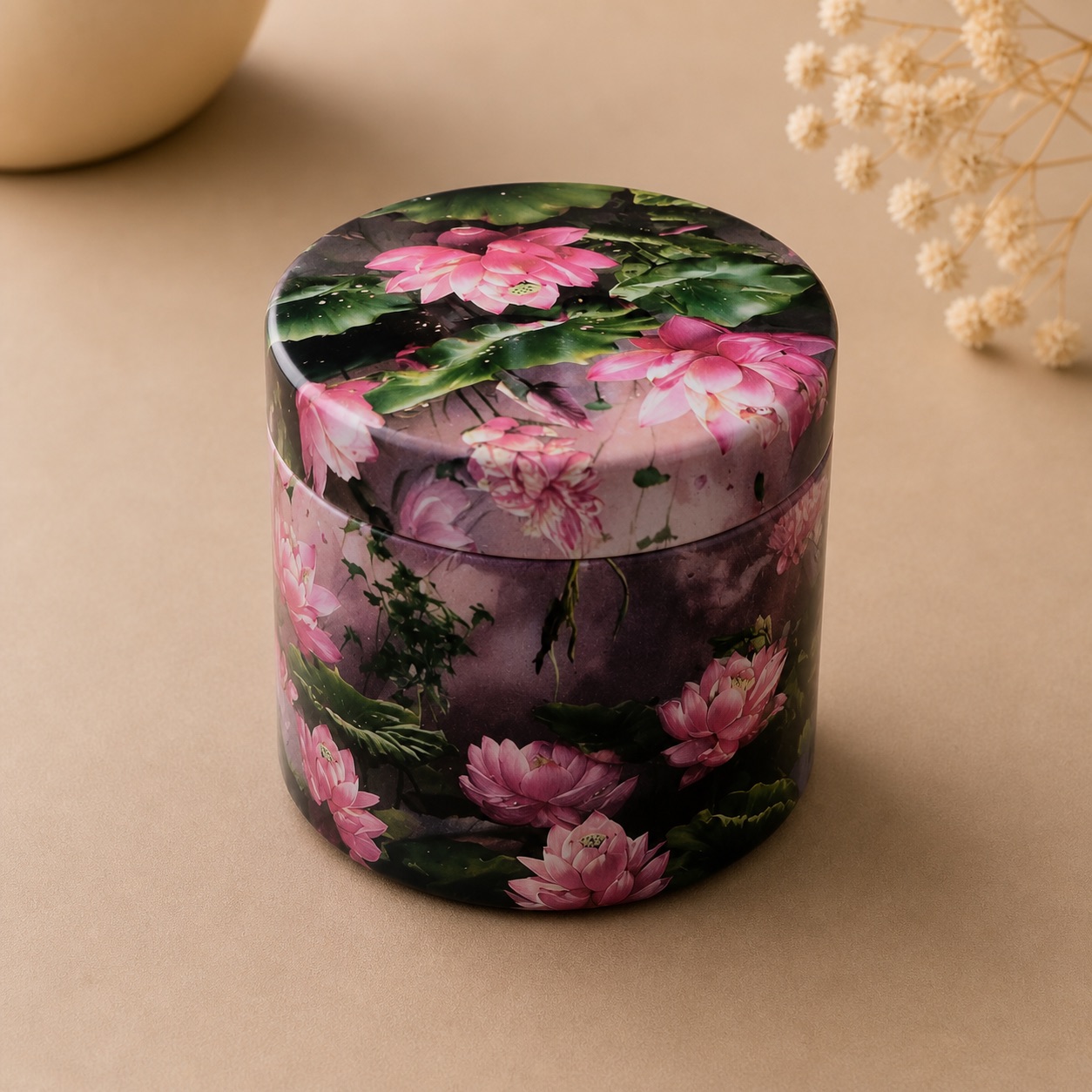Designer Printed Candle Tin